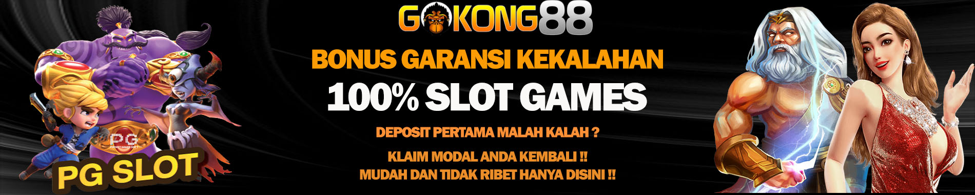 GARANSI KEKALAHAN 100% SLOT